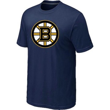 Men's Boston Bruins Big & Tall Logo T-Shirt - - Navy