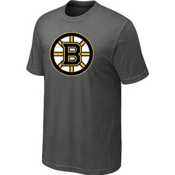 Men's Boston Bruins Big & Tall Logo T-Shirt - Dark - Grey