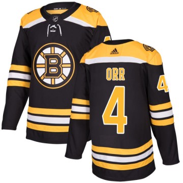 Authentic Adidas Men's Bobby Orr Boston Bruins Jersey - Black