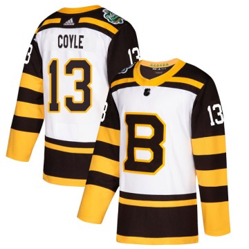 Authentic Adidas Men's Charlie Coyle Boston Bruins 2019 Winter Classic Jersey - White
