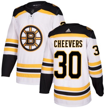 Authentic Adidas Men's Gerry Cheevers Boston Bruins Jersey - White