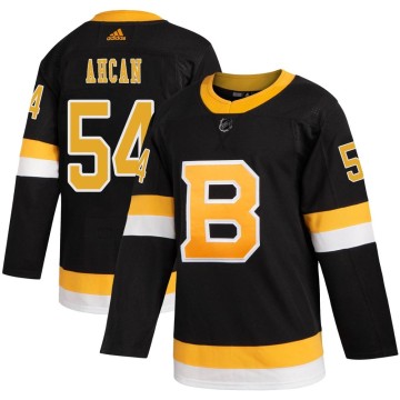 Authentic Adidas Men's Jack Ahcan Boston Bruins Alternate Jersey - Black