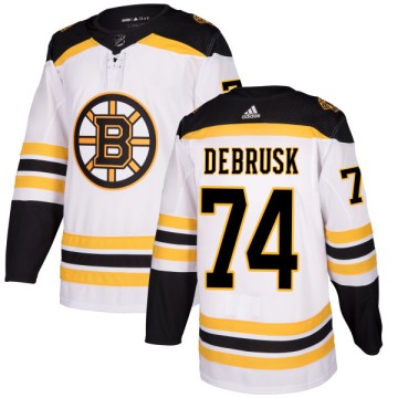 Authentic Adidas Men's Jake DeBrusk Boston Bruins Jersey - White