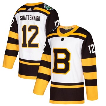 Authentic Adidas Men's Kevin Shattenkirk Boston Bruins 2019 Winter Classic Jersey - White