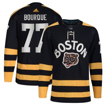 Authentic Adidas Men's Ray Bourque Boston Bruins 2023 Winter Classic Jersey - Black