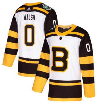 Authentic Adidas Men's Reilly Walsh Boston Bruins 2019 Winter Classic Jersey - White
