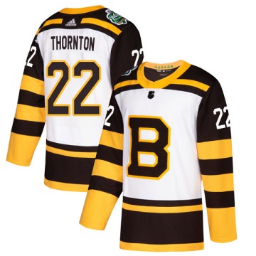 Authentic Adidas Men's Shawn Thornton Boston Bruins 2019 Winter Classic Jersey - White