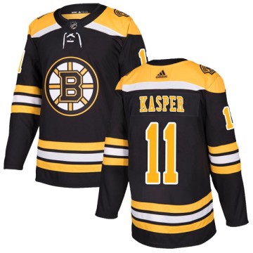 Authentic Adidas Men's Steve Kasper Boston Bruins Home Jersey - Black