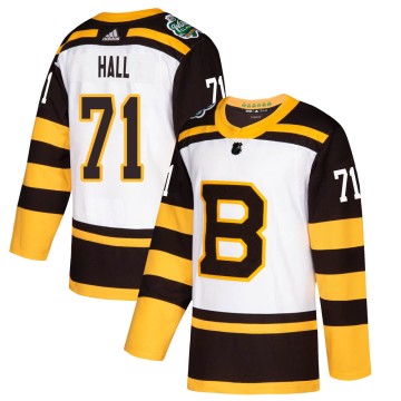 Authentic Adidas Men's Taylor Hall Boston Bruins 2019 Winter Classic Jersey - White