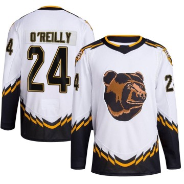 Authentic Adidas Men's Terry O'Reilly Boston Bruins Reverse Retro 2.0 Jersey - White