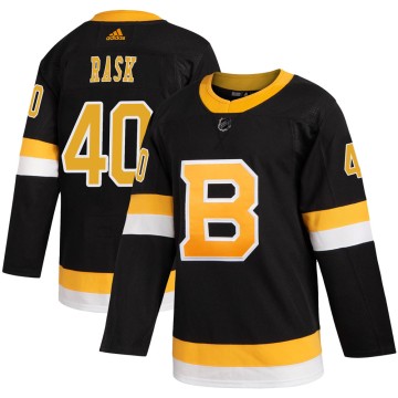 Authentic Adidas Men's Tuukka Rask Boston Bruins Alternate Jersey - Black