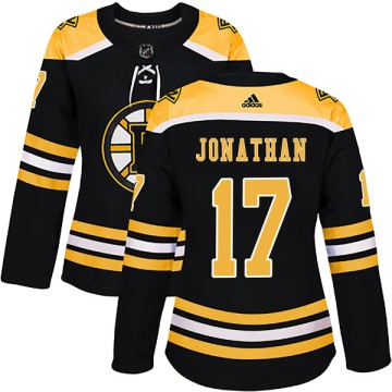 Authentic Adidas Women's Stan Jonathan Boston Bruins Home Jersey - Black