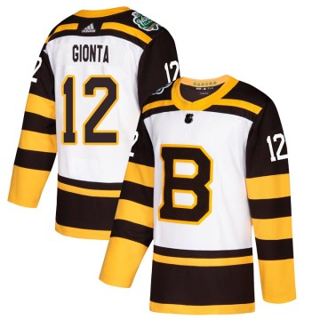 Authentic Adidas Youth Brian Gionta Boston Bruins 2019 Winter Classic Jersey - White