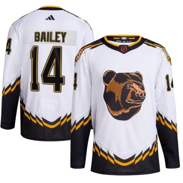 Authentic Adidas Youth Garnet Ace Bailey Boston Bruins Reverse Retro 2.0 Jersey - White