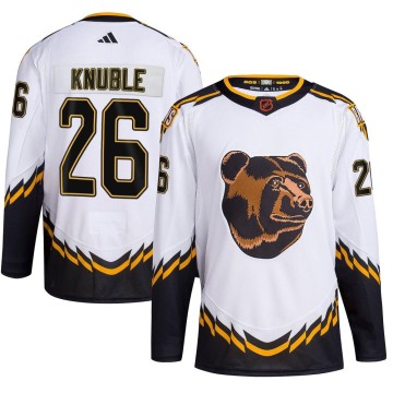 Authentic Adidas Youth Mike Knuble Boston Bruins Reverse Retro 2.0 Jersey - White