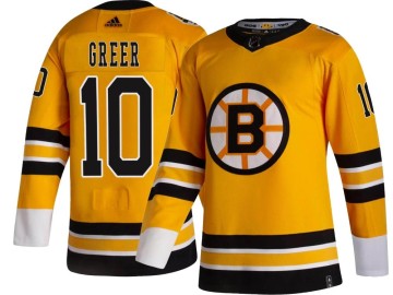 Breakaway Adidas Men's A.J. Greer Boston Bruins 2020/21 Special Edition Jersey - Gold