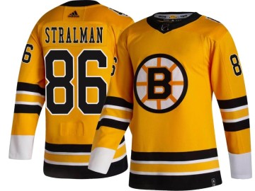 Breakaway Adidas Men's Anton Stralman Boston Bruins 2020/21 Special Edition Jersey - Gold