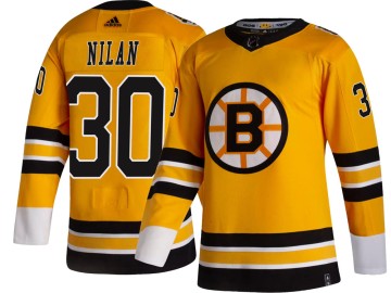 Breakaway Adidas Men's Chris Nilan Boston Bruins 2020/21 Special Edition Jersey - Gold