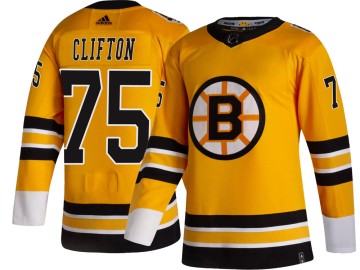 Breakaway Adidas Men's Connor Clifton Boston Bruins 2020/21 Special Edition Jersey - Gold