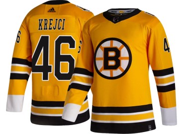 Breakaway Adidas Men's David Krejci Boston Bruins 2020/21 Special Edition Jersey - Gold