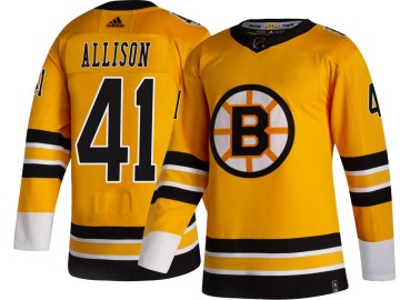 Breakaway Adidas Men's Jason Allison Boston Bruins 2020/21 Special Edition Jersey - Gold