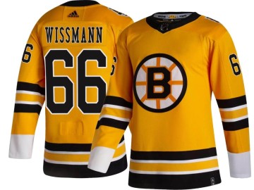 Breakaway Adidas Men's Kai Wissmann Boston Bruins 2020/21 Special Edition Jersey - Gold