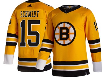 Breakaway Adidas Men's Milt Schmidt Boston Bruins 2020/21 Special Edition Jersey - Gold