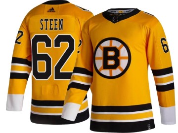 Breakaway Adidas Men's Oskar Steen Boston Bruins 2020/21 Special Edition Jersey - Gold