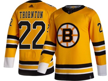Breakaway Adidas Men's Shawn Thornton Boston Bruins 2020/21 Special Edition Jersey - Gold