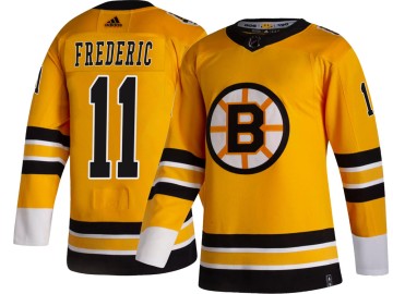 Breakaway Adidas Men's Trent Frederic Boston Bruins 2020/21 Special Edition Jersey - Gold