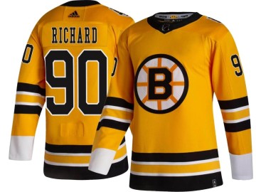 Breakaway Adidas Youth Anthony Richard Boston Bruins 2020/21 Special Edition Jersey - Gold