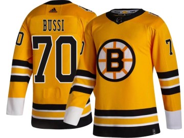 Breakaway Adidas Youth Brandon Bussi Boston Bruins 2020/21 Special Edition Jersey - Gold