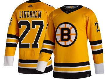 Breakaway Adidas Youth Hampus Lindholm Boston Bruins 2020/21 Special Edition Jersey - Gold