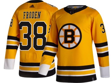 Breakaway Adidas Youth Jesper Froden Boston Bruins 2020/21 Special Edition Jersey - Gold
