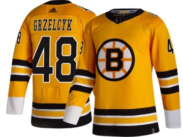 Breakaway Adidas Youth Matt Grzelcyk Boston Bruins 2020/21 Special Edition Jersey - Gold