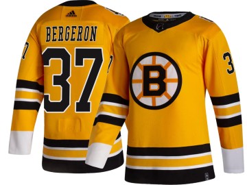 Breakaway Adidas Youth Patrice Bergeron Boston Bruins 2020/21 Special Edition Jersey - Gold