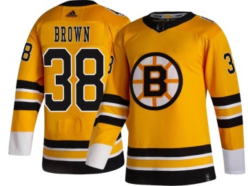 Breakaway Adidas Youth Patrick Brown Boston Bruins 2020/21 Special Edition Jersey - Gold