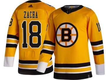 Breakaway Adidas Youth Pavel Zacha Boston Bruins 2020/21 Special Edition Jersey - Gold