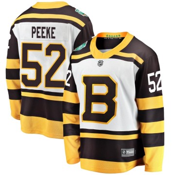 Breakaway Fanatics Branded Men's Andrew Peeke Boston Bruins 2019 Winter Classic Jersey - White