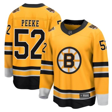 Breakaway Fanatics Branded Men's Andrew Peeke Boston Bruins 2020/21 Special Edition Jersey - Gold