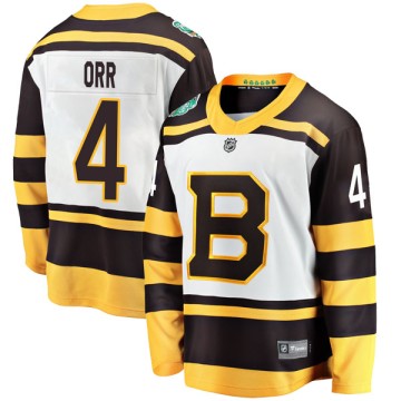 Breakaway Fanatics Branded Men's Bobby Orr Boston Bruins 2019 Winter Classic Jersey - White