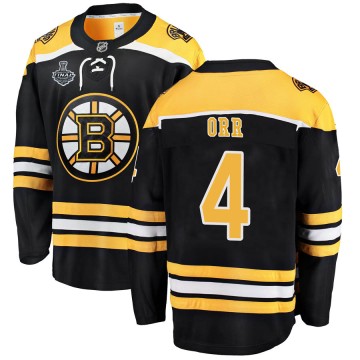 Breakaway Fanatics Branded Men's Bobby Orr Boston Bruins Home 2019 Stanley Cup Final Bound Jersey - Black