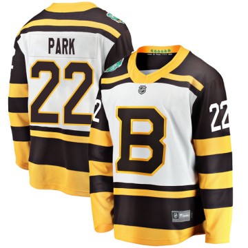Breakaway Fanatics Branded Men's Brad Park Boston Bruins 2019 Winter Classic Jersey - White
