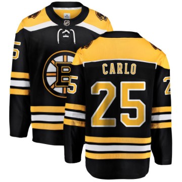Breakaway Fanatics Branded Men's Brandon Carlo Boston Bruins Home Jersey - Black