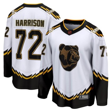 Breakaway Fanatics Branded Men's Brett Harrison Boston Bruins Special Edition 2.0 Jersey - White