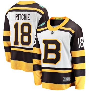 Breakaway Fanatics Branded Men's Brett Ritchie Boston Bruins 2019 Winter Classic Jersey - White