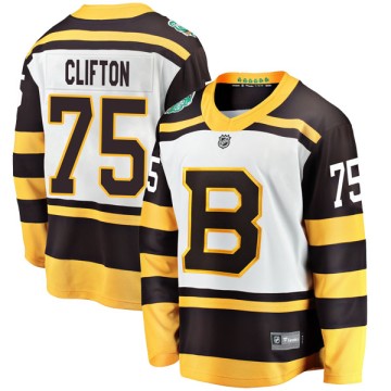 Breakaway Fanatics Branded Men's Connor Clifton Boston Bruins 2019 Winter Classic Jersey - White