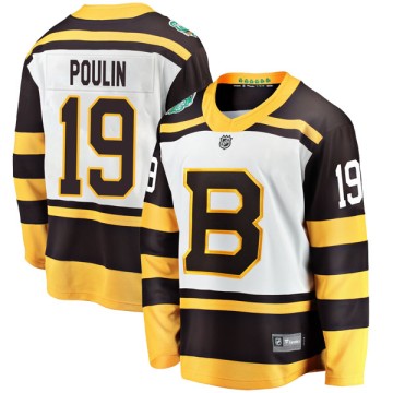Breakaway Fanatics Branded Men's Dave Poulin Boston Bruins 2019 Winter Classic Jersey - White