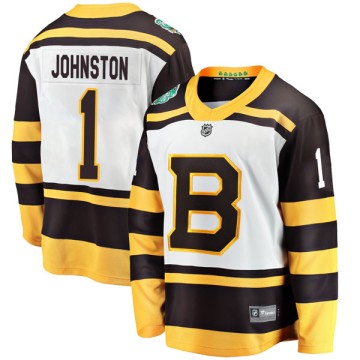 Breakaway Fanatics Branded Men's Eddie Johnston Boston Bruins 2019 Winter Classic Jersey - White