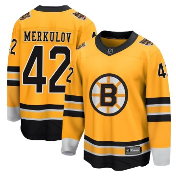 Breakaway Fanatics Branded Men's Georgii Merkulov Boston Bruins 2020/21 Special Edition Jersey - Gold